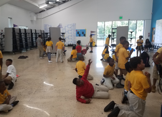 Squash School Demonstations